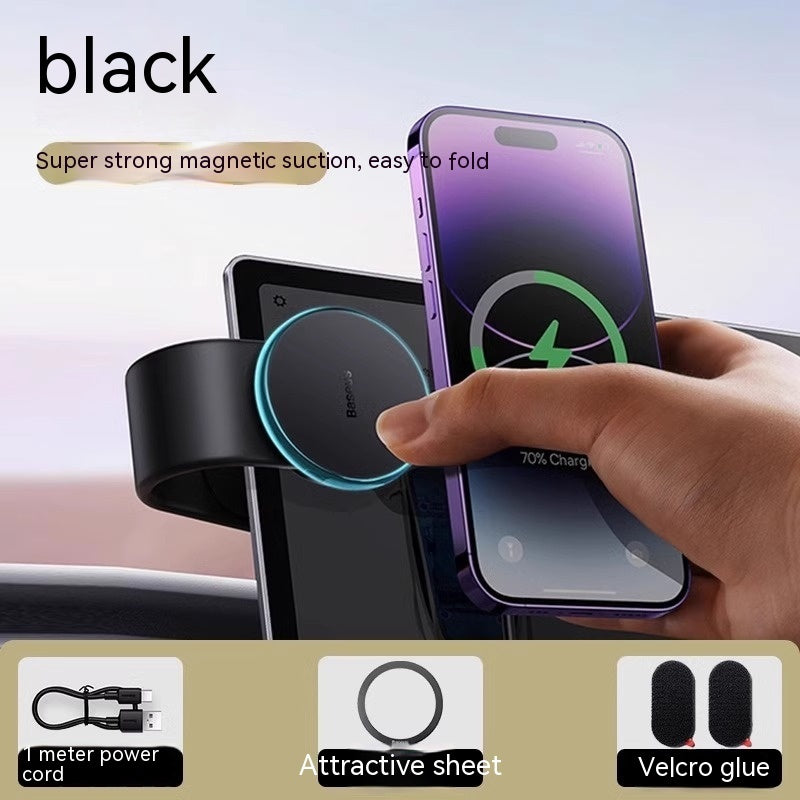 Magnetic Bendable 3-in-1 Wireless Charger Wireless Charger Phone Holder 15W Car Dash Mount Compatible With Phone